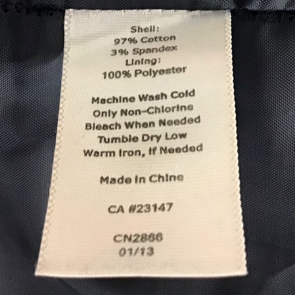 Talbots Nautical Rope Skirt With Pockets Navy Blue Size 14P - Picture 9 of 9